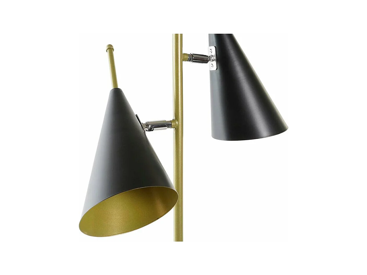 Lampe de Salon DKD Home Décor Noir Doré