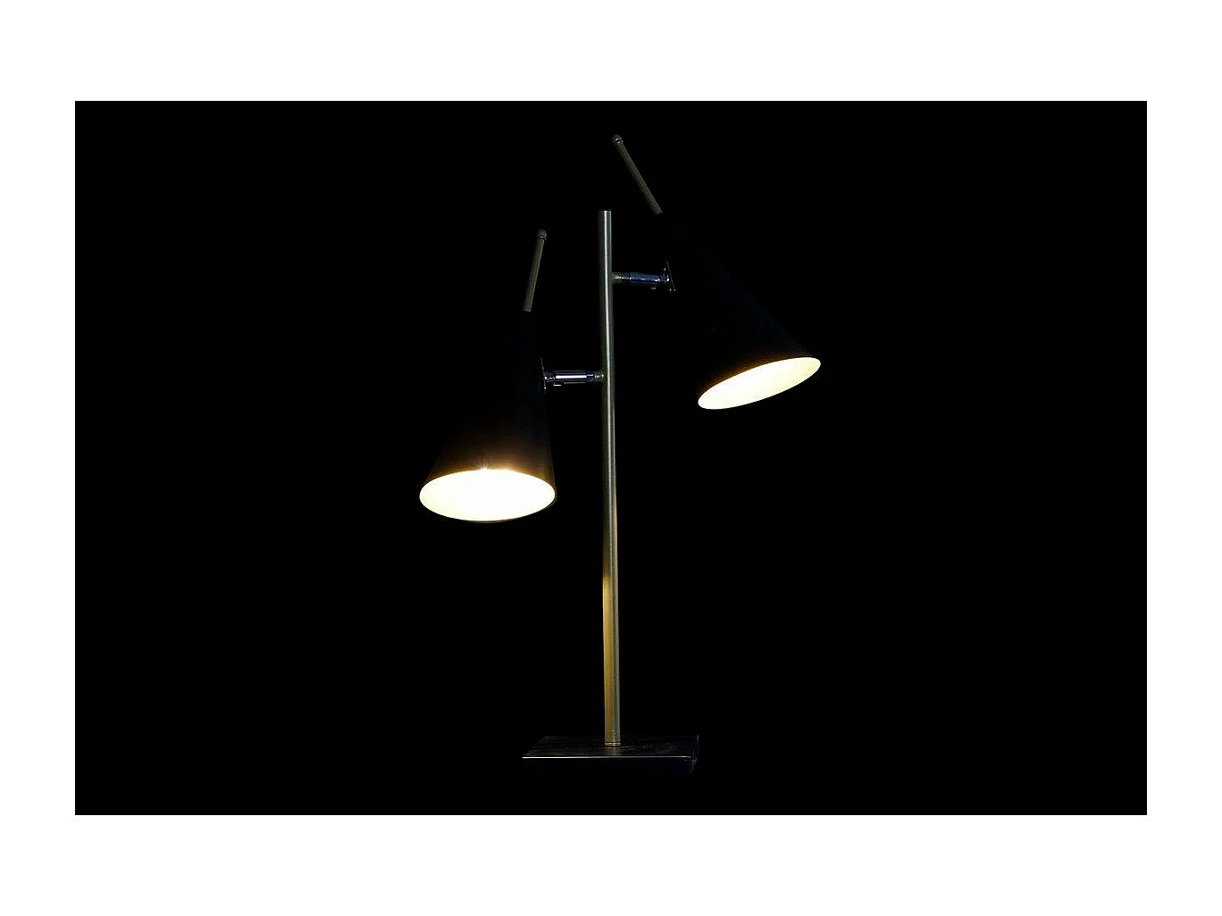 Lampe de Salon DKD Home Décor Noir Doré