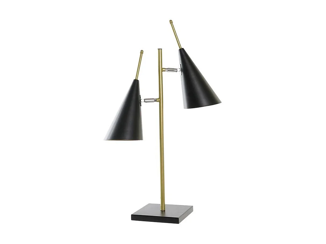 Lampe de Salon DKD Home Décor Noir Doré