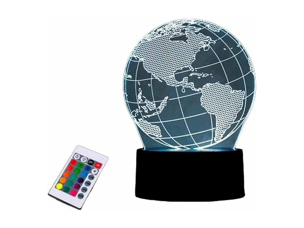 Lampe de chevet LED iTotal 3D Multicouleur