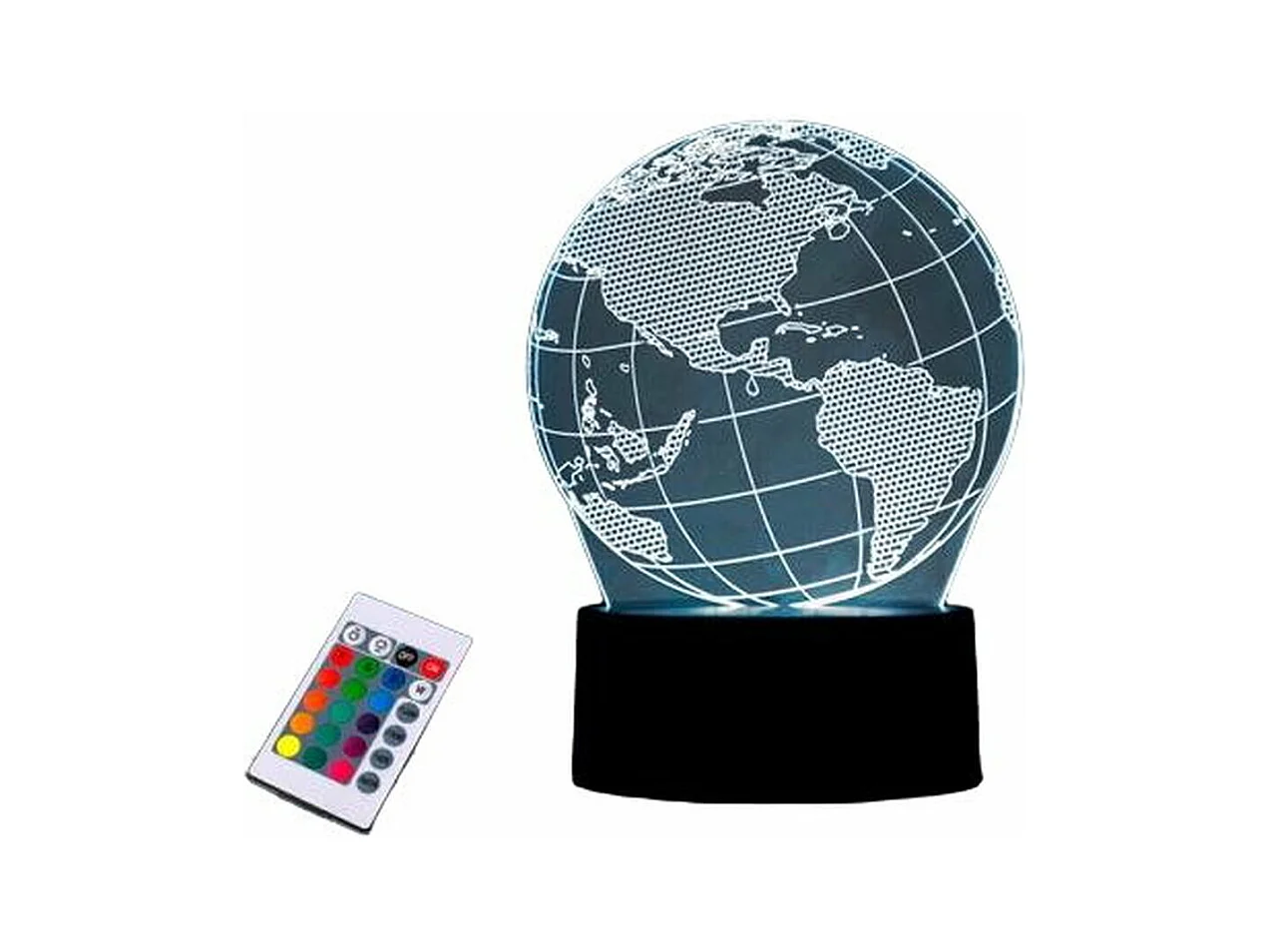 Lampe de chevet LED iTotal 3D Multicouleur