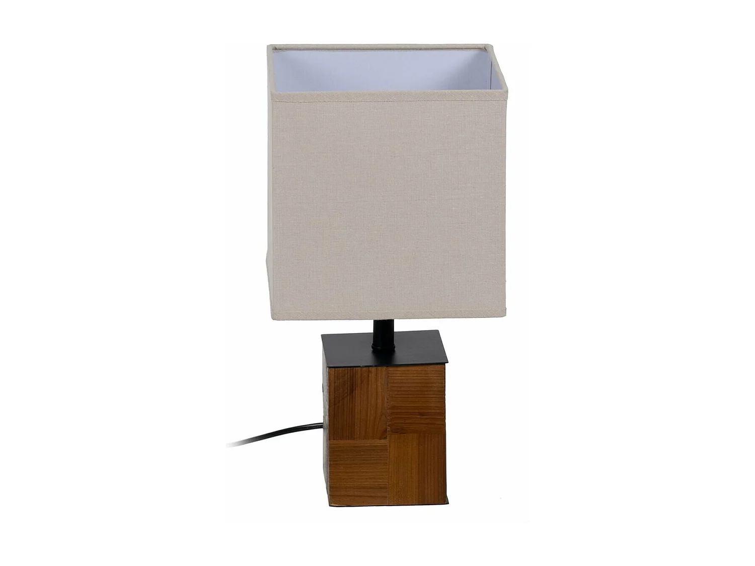Lampe de Chevet Marron Crème
