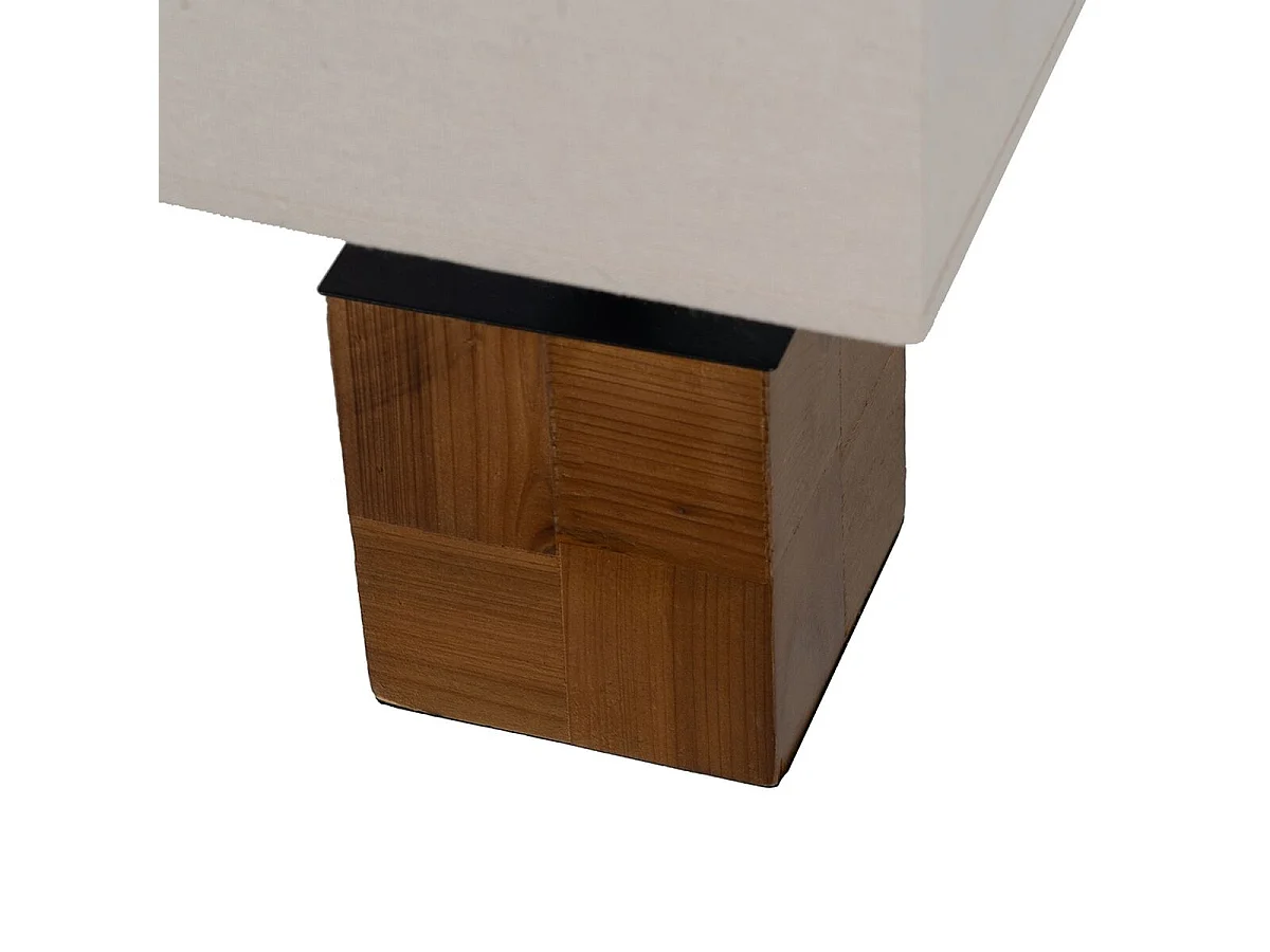 Lampe de Chevet Marron Crème