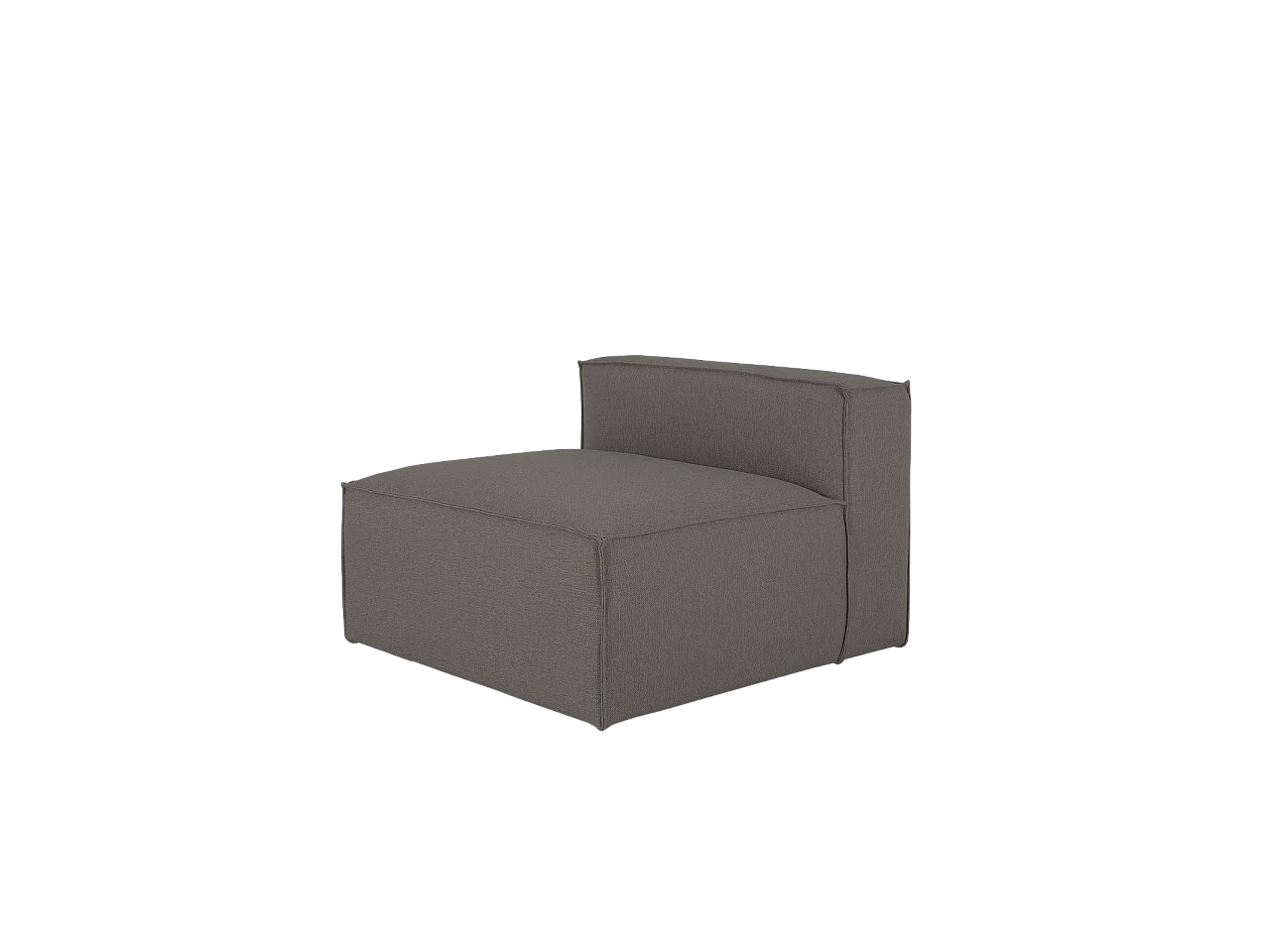 Sillón color gris oscuro 130x110cm - LOLA - DECOWOOD