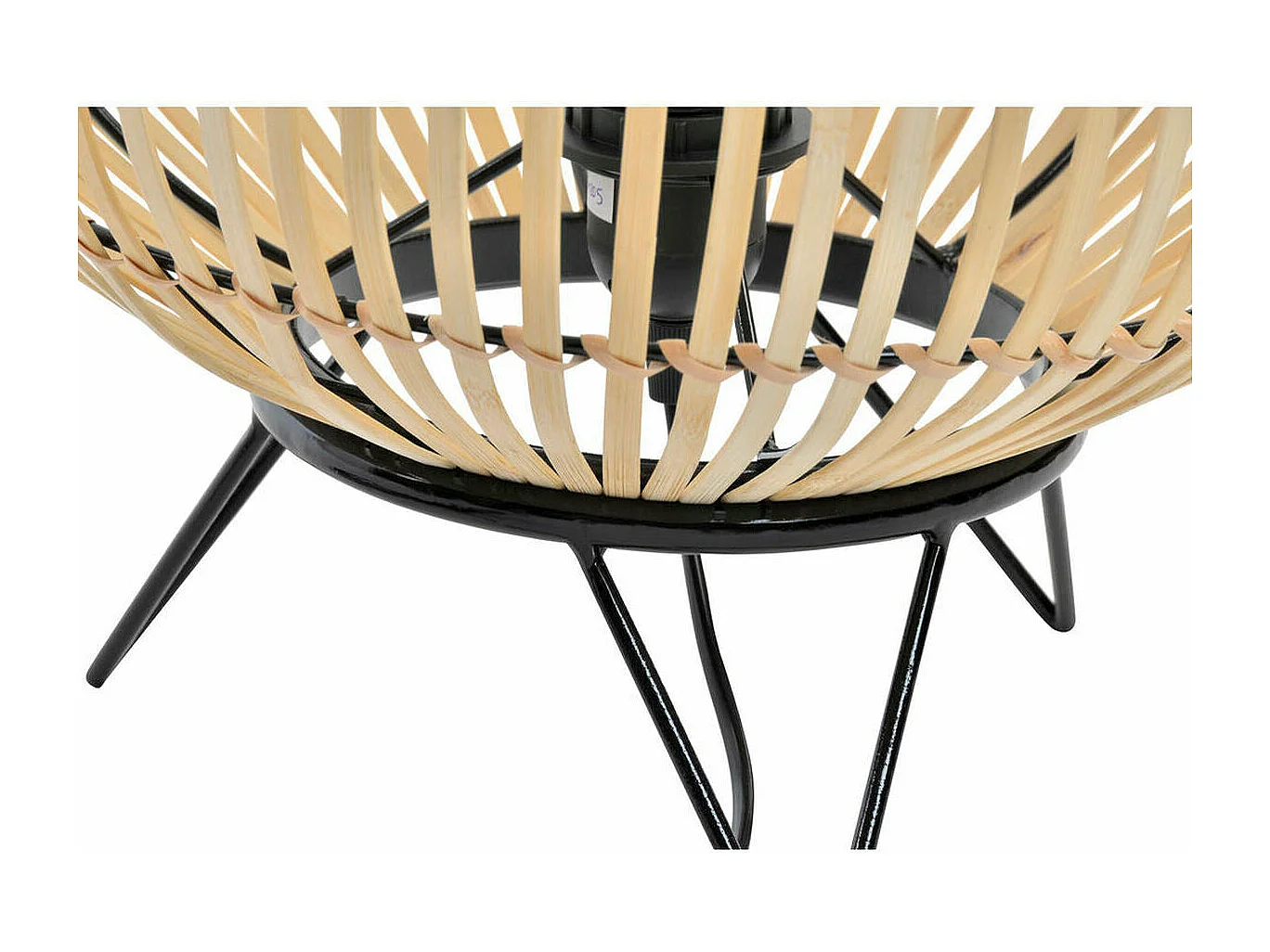 Lampe de salon DKD Home Décor Bambou