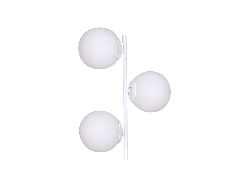 Lámpara de pie DKD Home Décor Blanco