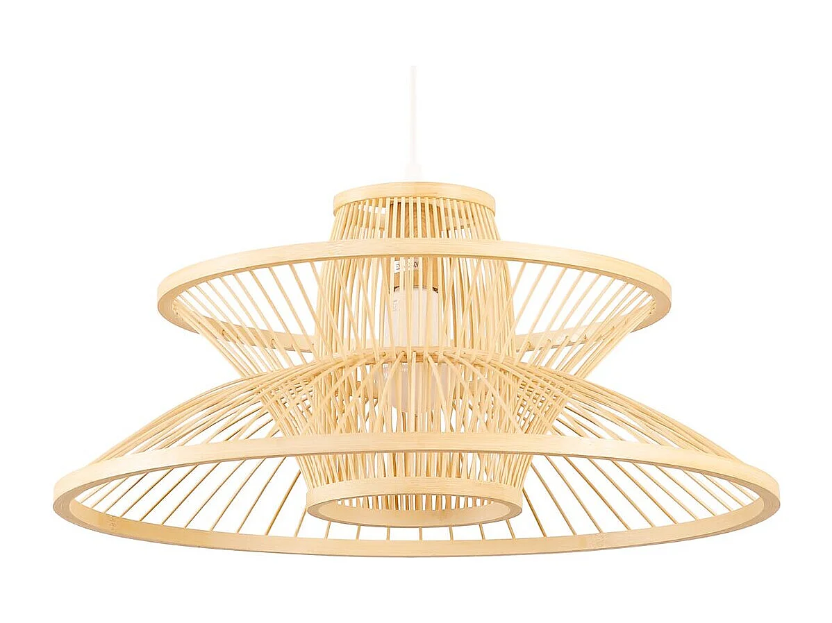 Suspension DKD Home Décor Marron Clair Bambou