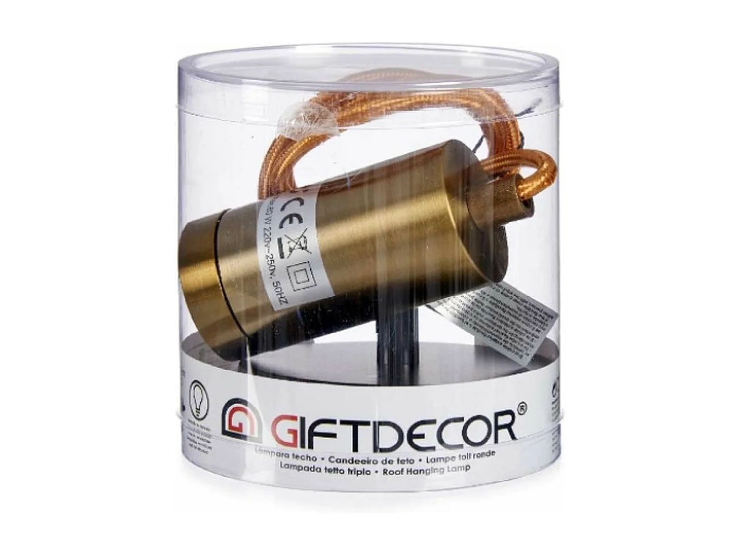 Suspension Doré Métal