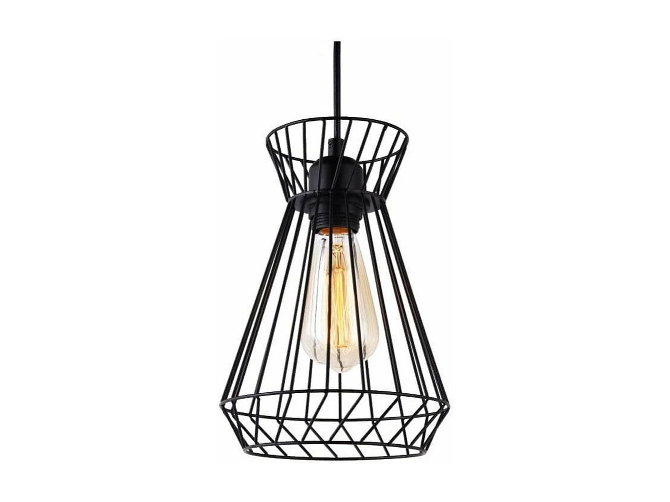 Suspension EDM Noir Métal