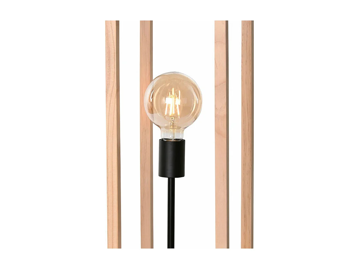 ESPRIT Home Lámpara de pie Marrón Negro