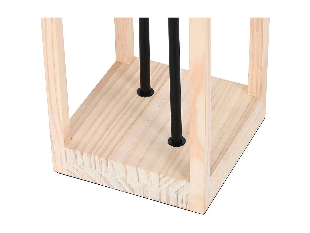 ESPRIT Home Lámpara de pie Marrón Negro