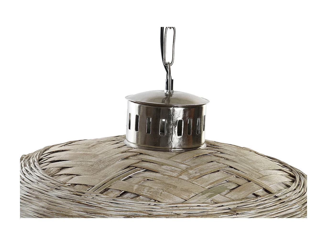 Colgante DKD Home Décor Argenté Naturel Métal