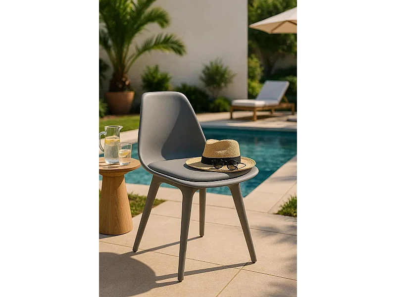 Sillas Comedor - Silla Dami Suprym - Gris oscuro