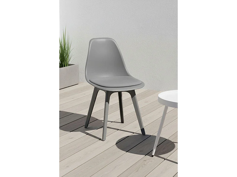 Sillas Comedor - Silla Dami Suprym - Gris oscuro