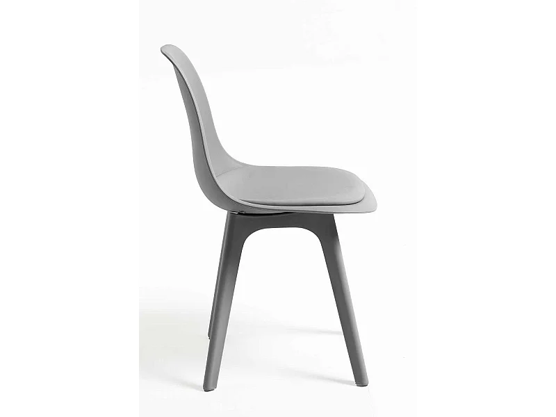 Sillas Comedor - Silla Dami Suprym - Gris oscuro