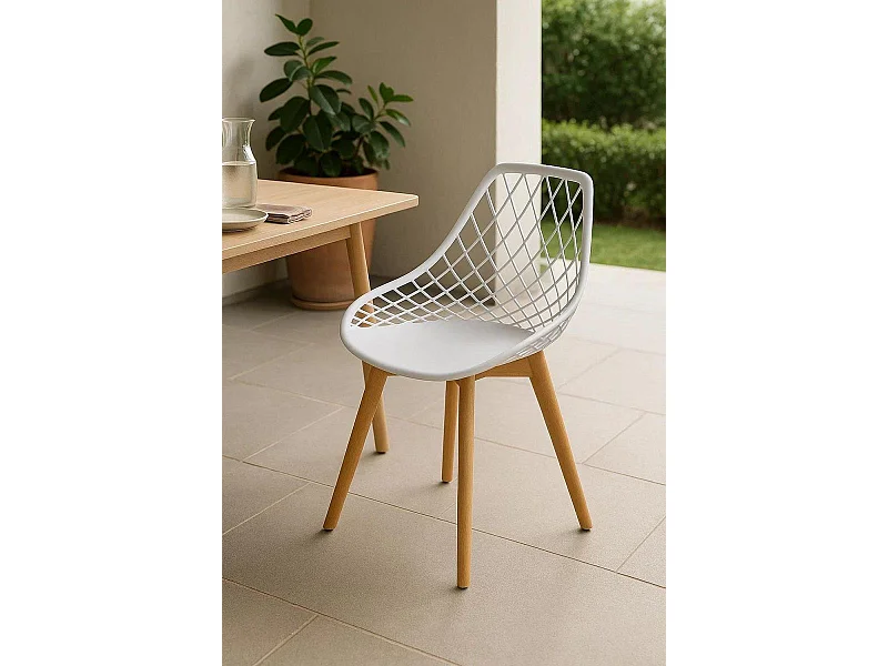 Sillas Comedor - Silla Deli - Blanco