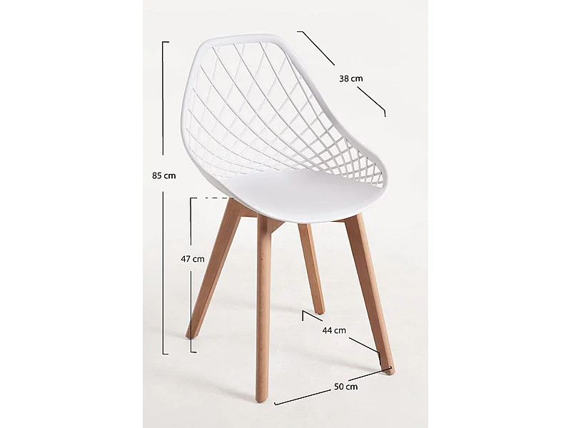 Sillas Comedor - Silla Deli - Blanco