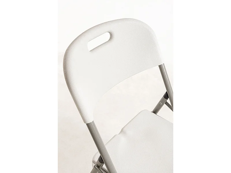 Packs Sillas Plegables - Pack 6 Sillas Resin - Blanco