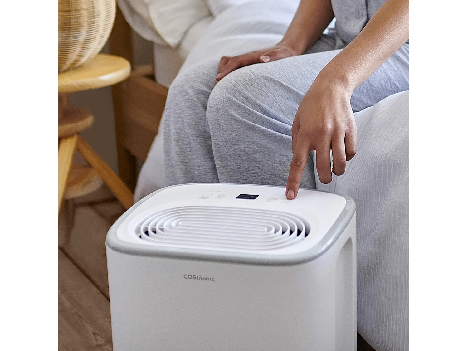 Pro Breeze Déshumidificateur économe en énergie 12 l avec réservoir d'eau de 2,5 l