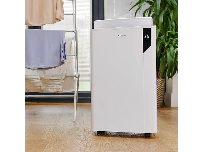 Pro Breeze Luftentfeuchter 20L/Tag mit Wäschetrocknungsmodus und Feuchtigkeitssensor