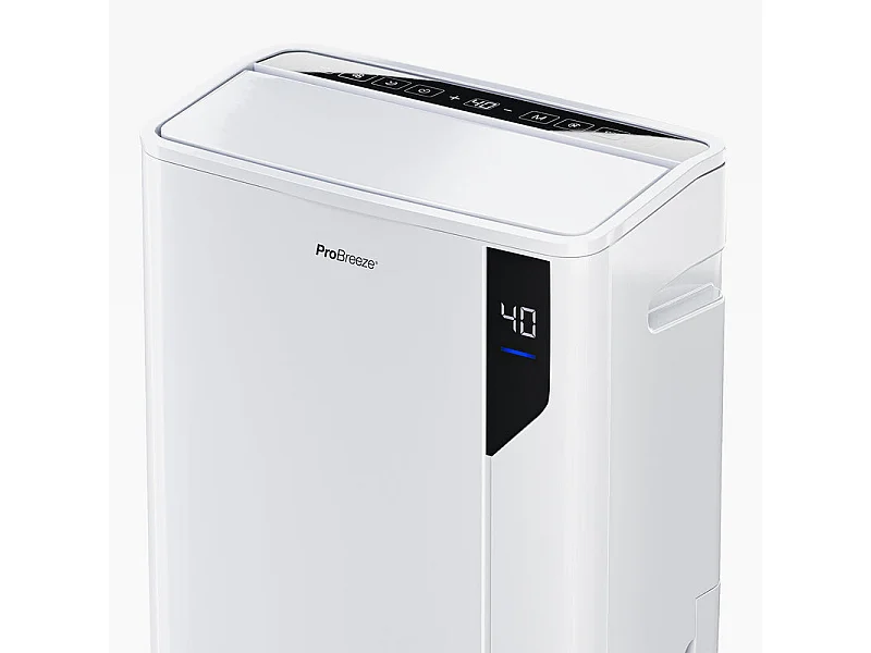 Pro Breeze Déshumidificateur 20ljour avec mode séchage des vetements, capteur d'humidité