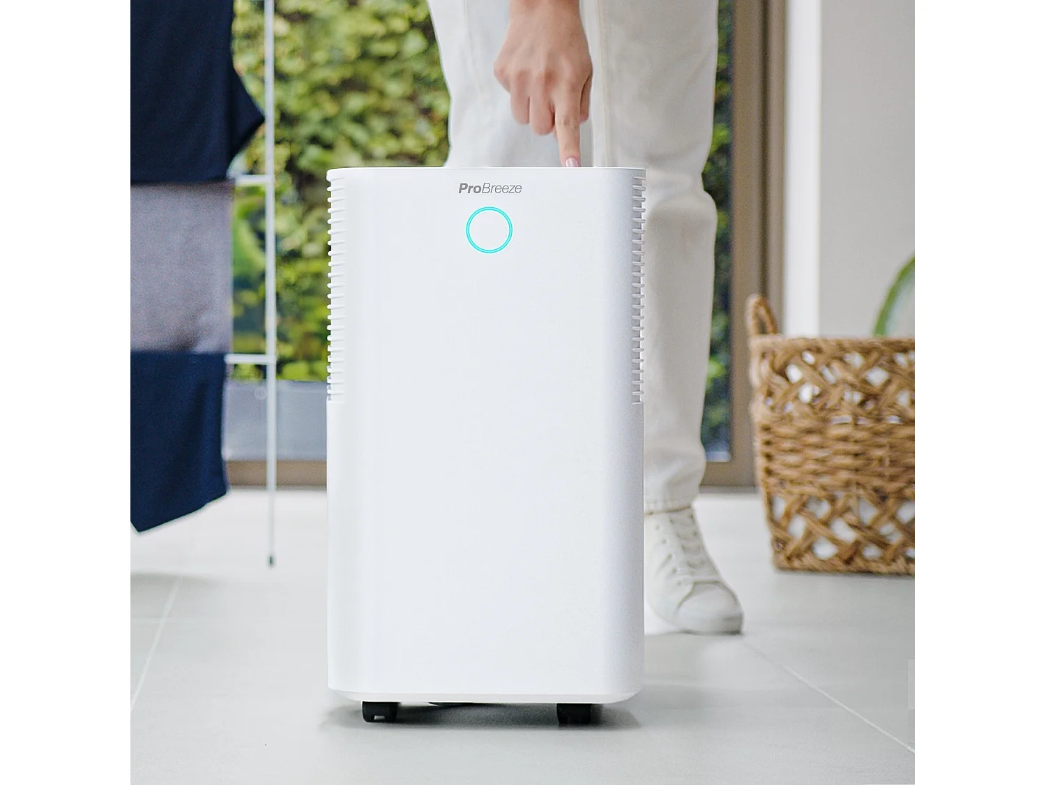Pro Breeze Leiser Luftentfeuchter 12L/Tag OmniDry mit Wäschetrocknungsmodus und Steuerung über intelligente App für Räume bis 20 m²