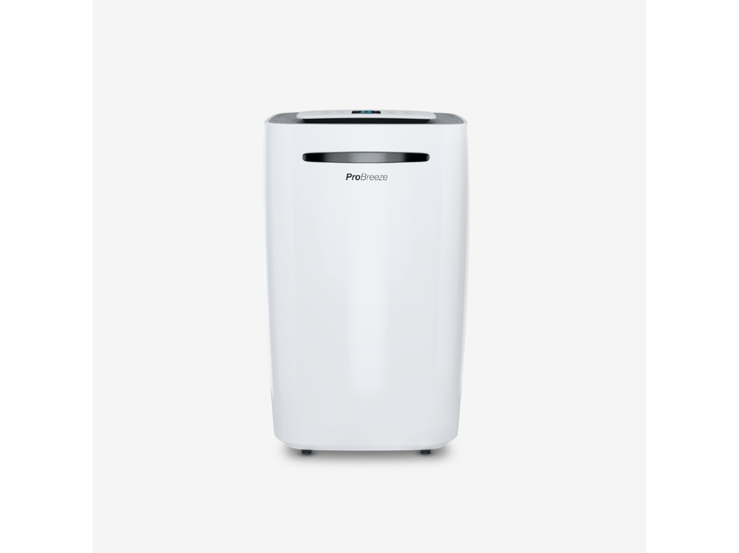 Pro Breeze Tragbarer Luftentfeuchter 20L für Räume bis 30 m², mit 4 Modi, kontinuierlicher Entwässerung