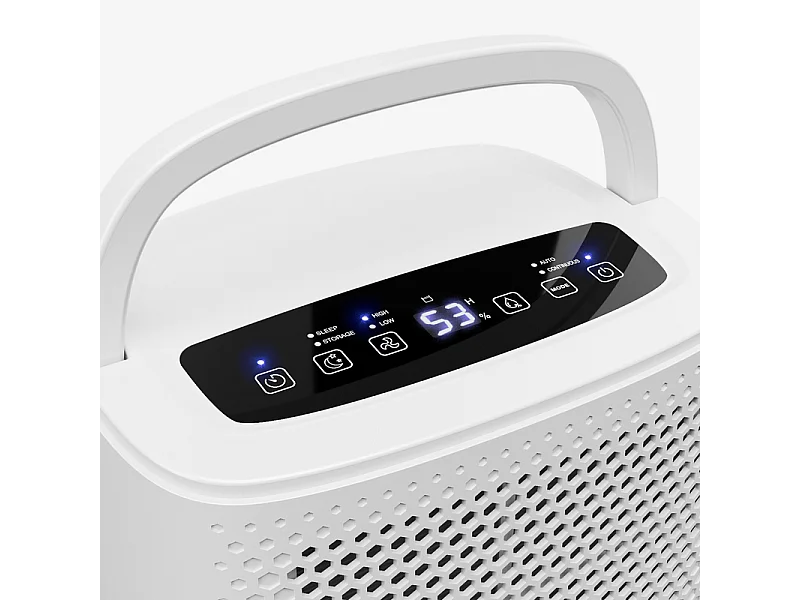 Pro Breeze Deshumidificador 12L/día con 3 modos de deshumidificación para habitaciones de hasta 20 m²