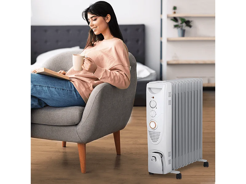 Pro Breeze Öl-Radiator 2500W Pro Breeze, 11 Lamellen