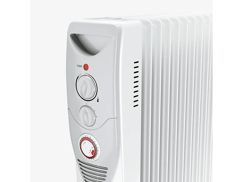 Pro Breeze Radiateur à bain d'huile 2500w pro breeze, 11 colonnes