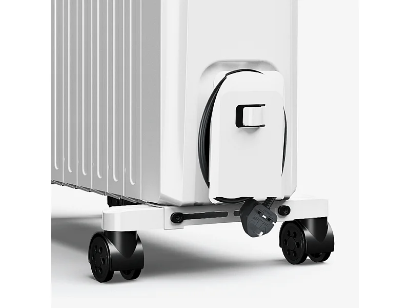 Pro Breeze Radiateur numérique à bain d’huile 2500w, chauffage électrique 10 éléments