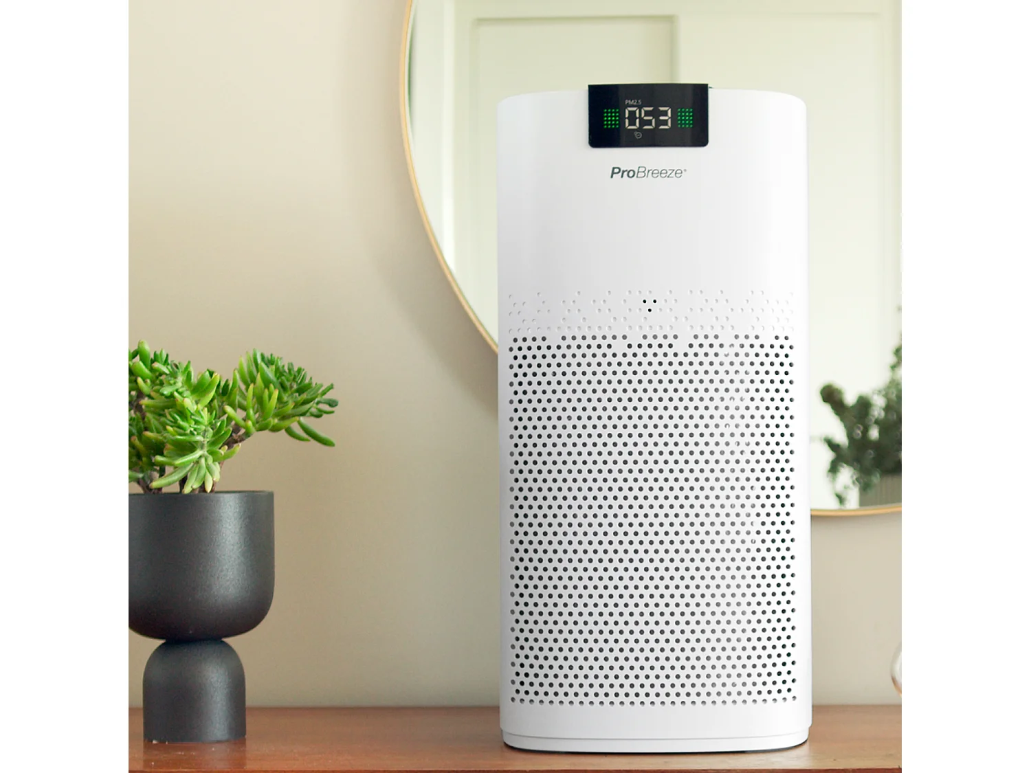 Pro Breeze Purificador de aire con lámpara UV-C e ionizador de aire