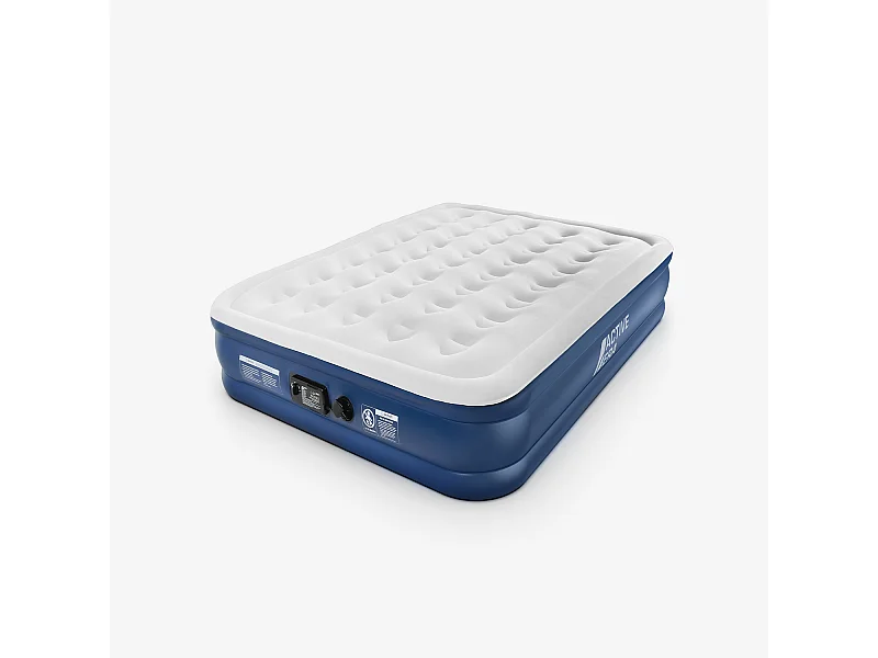 Active Era Matelas Gonflable King Size Comfort Lite – Gris/Marine