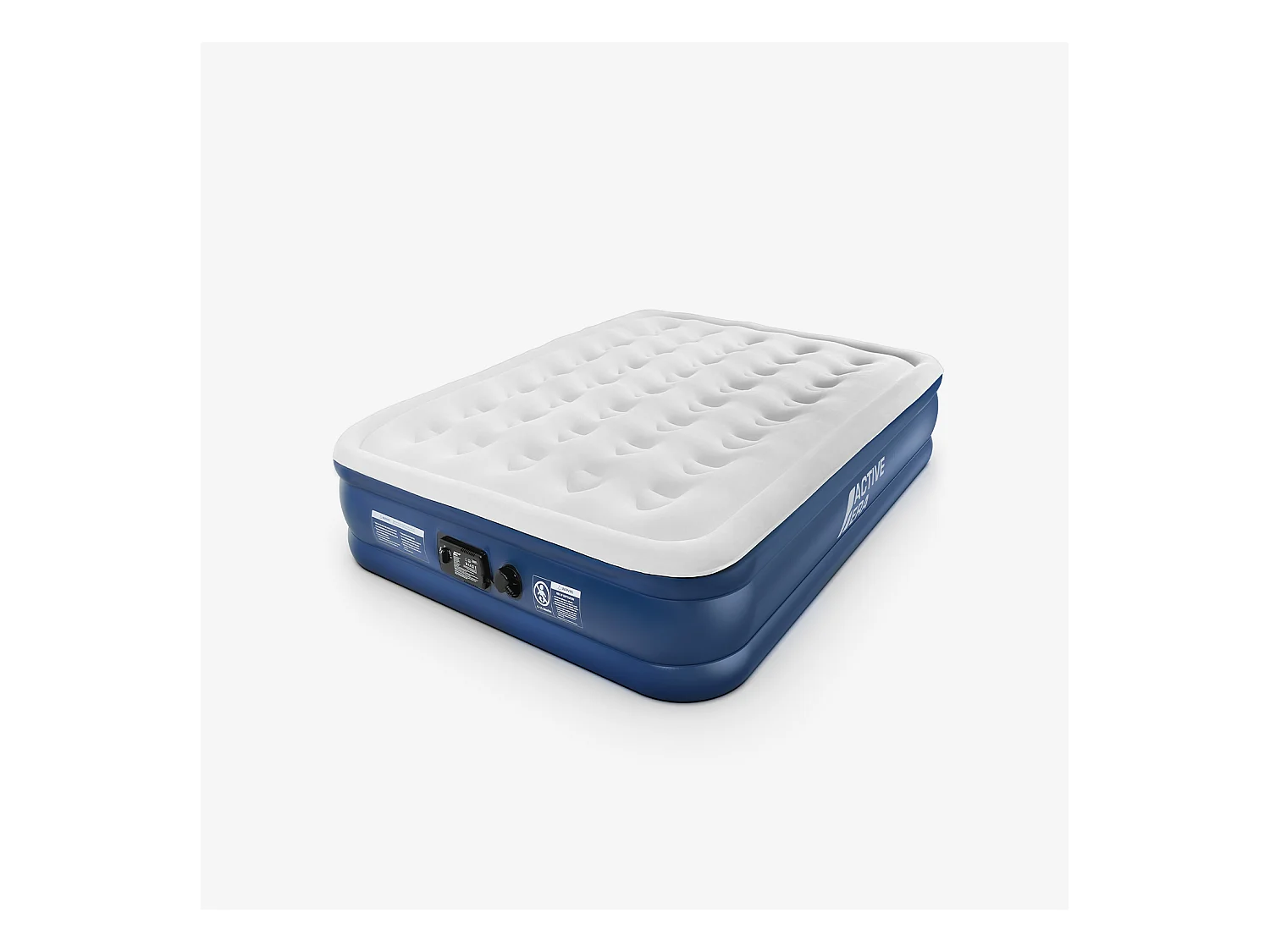 Active Era Matelas Gonflable King Size Comfort Lite – Gris/Marine