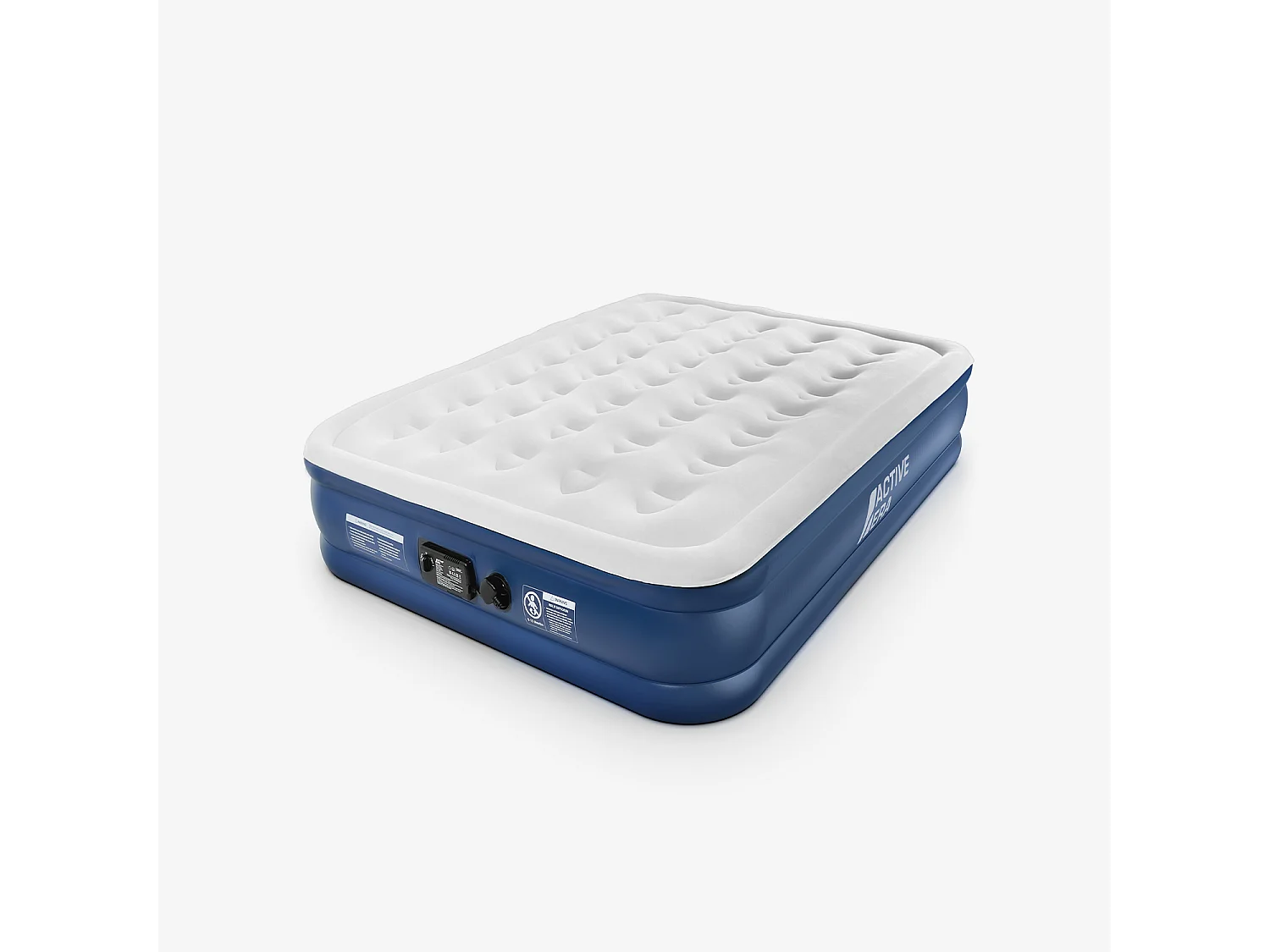 Active Era Opblaasbaar matras King Size Comfort Lite – Grijs/Marineblauw