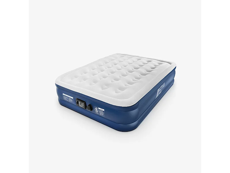 Active Era Opblaasbaar matras King Size Comfort Lite – Grijs/Marineblauw