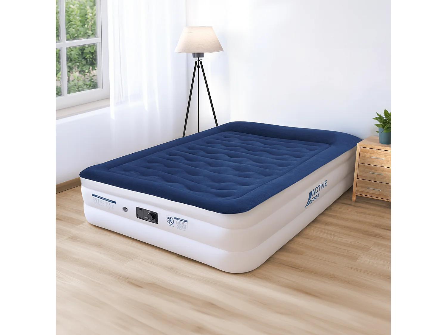 Active Era Luxe opblaasbaar matras King Size voor 2 personen - Geïntegreerde elektrische pomp