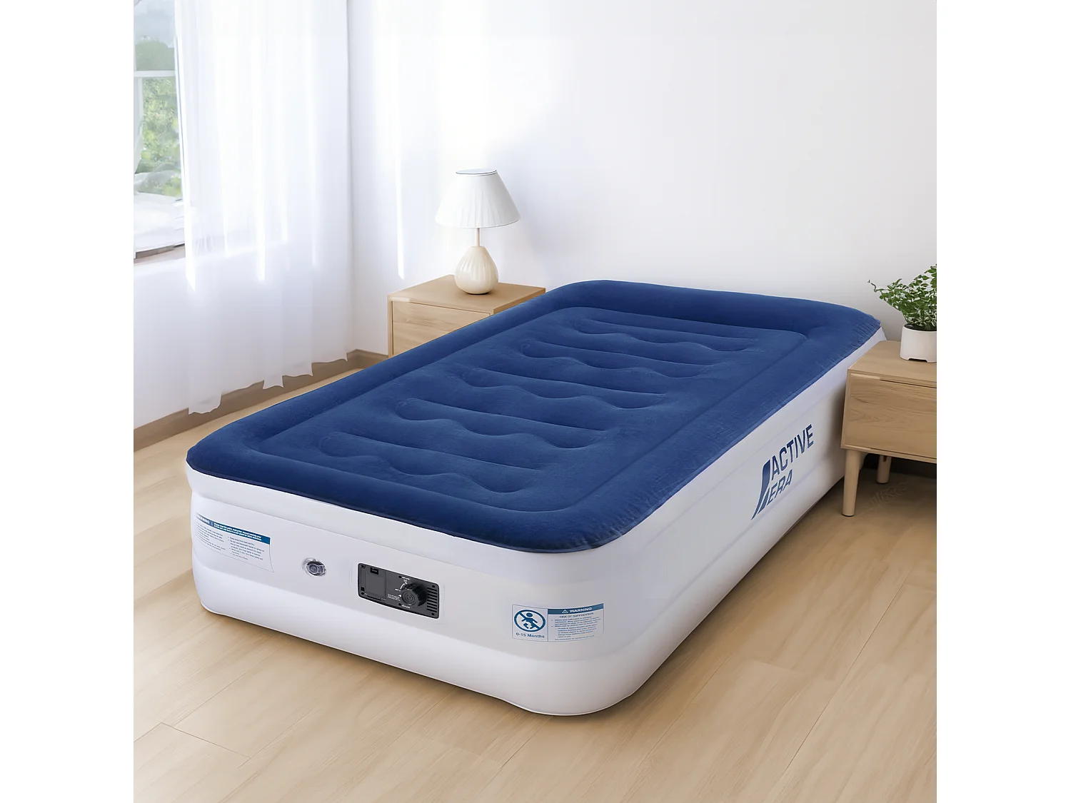 Active Era Matelas Gonflable avec oreiller intégrés - 1 personne