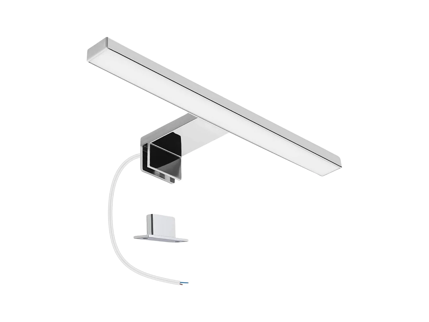 Norbe | Lampada LED da Specchio | 30 X 10 cm | Applique Bagno | Luce Trucco per Bagno | 6000K | 5W | IP44