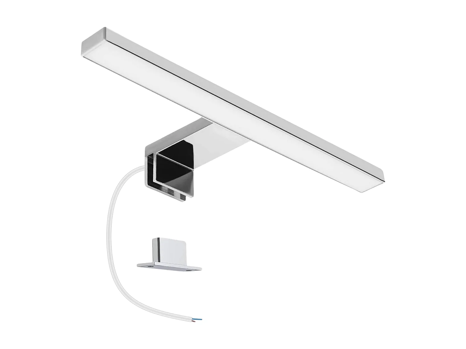 Norbe | Lampada LED da Specchio | 30 X 10 cm | Applique Bagno | Luce Trucco per Bagno | 6000K | 5W | IP44