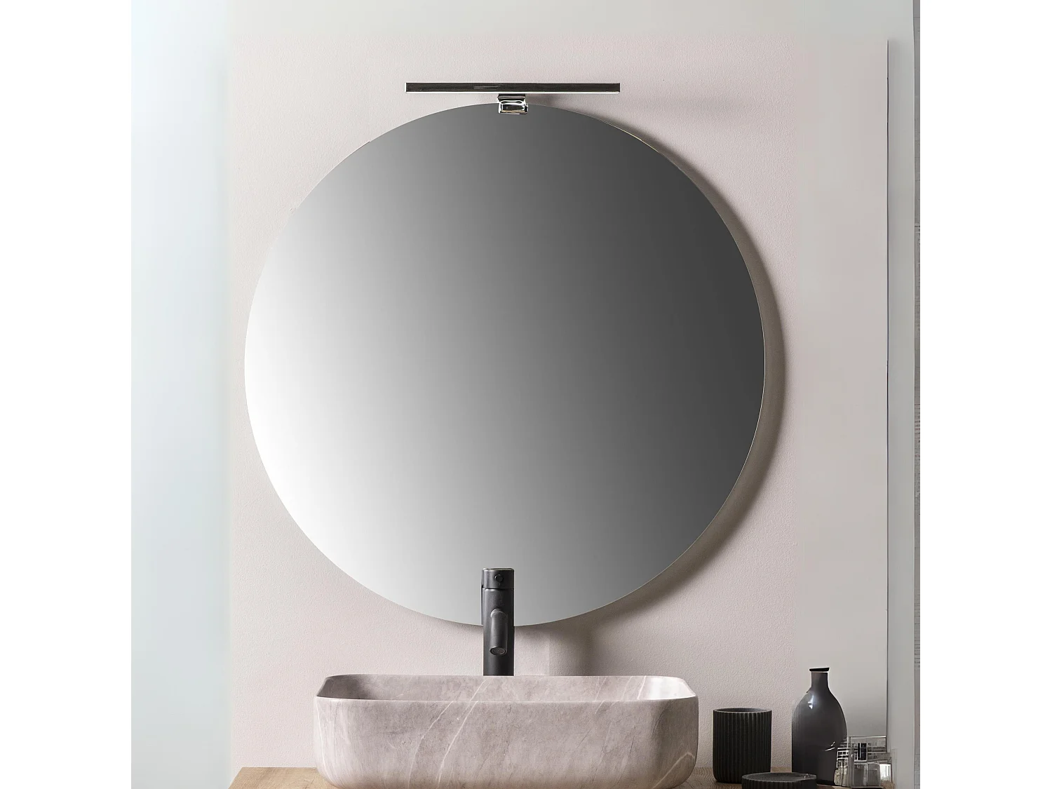 Norbe | Lampada LED da Specchio | 30 X 10 cm | Applique Bagno | Luce Trucco per Bagno | 6000K | 5W | IP44