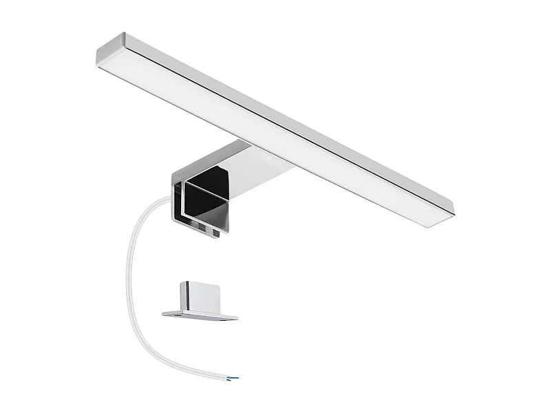 Norbe | Lampada LED da Specchio | 30 X 10 cm | Applique Bagno | Luce Trucco per Bagno | 6000K | 5W | IP44