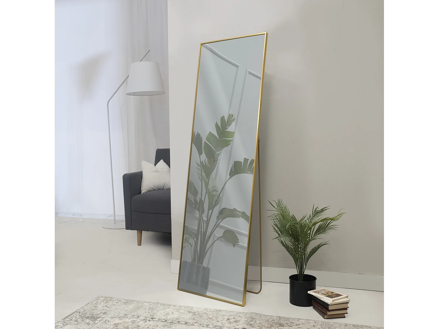 Specchiera da terra 60×165 cm May ORO