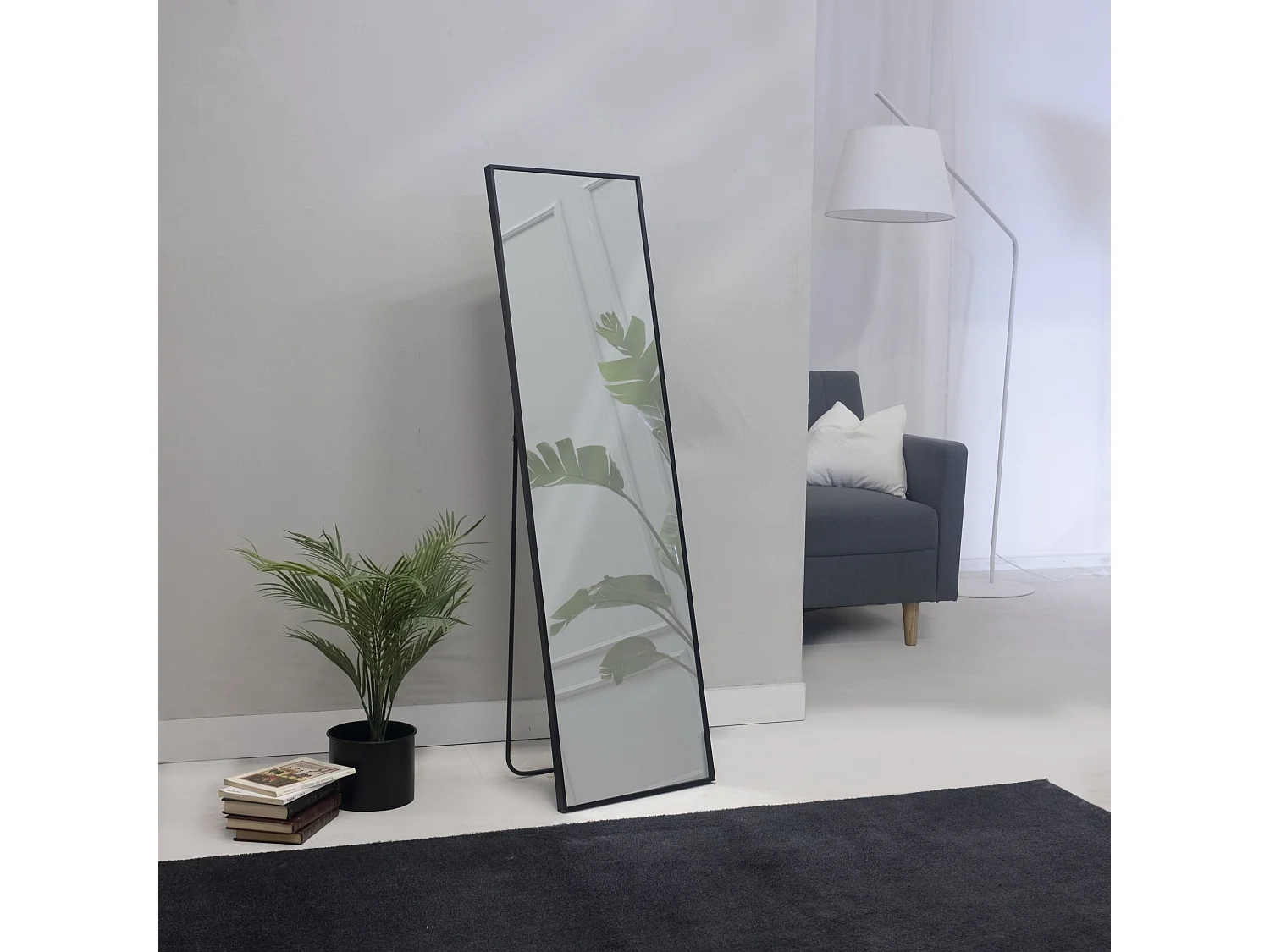 Specchiera da terra 40×150 cm May NERA