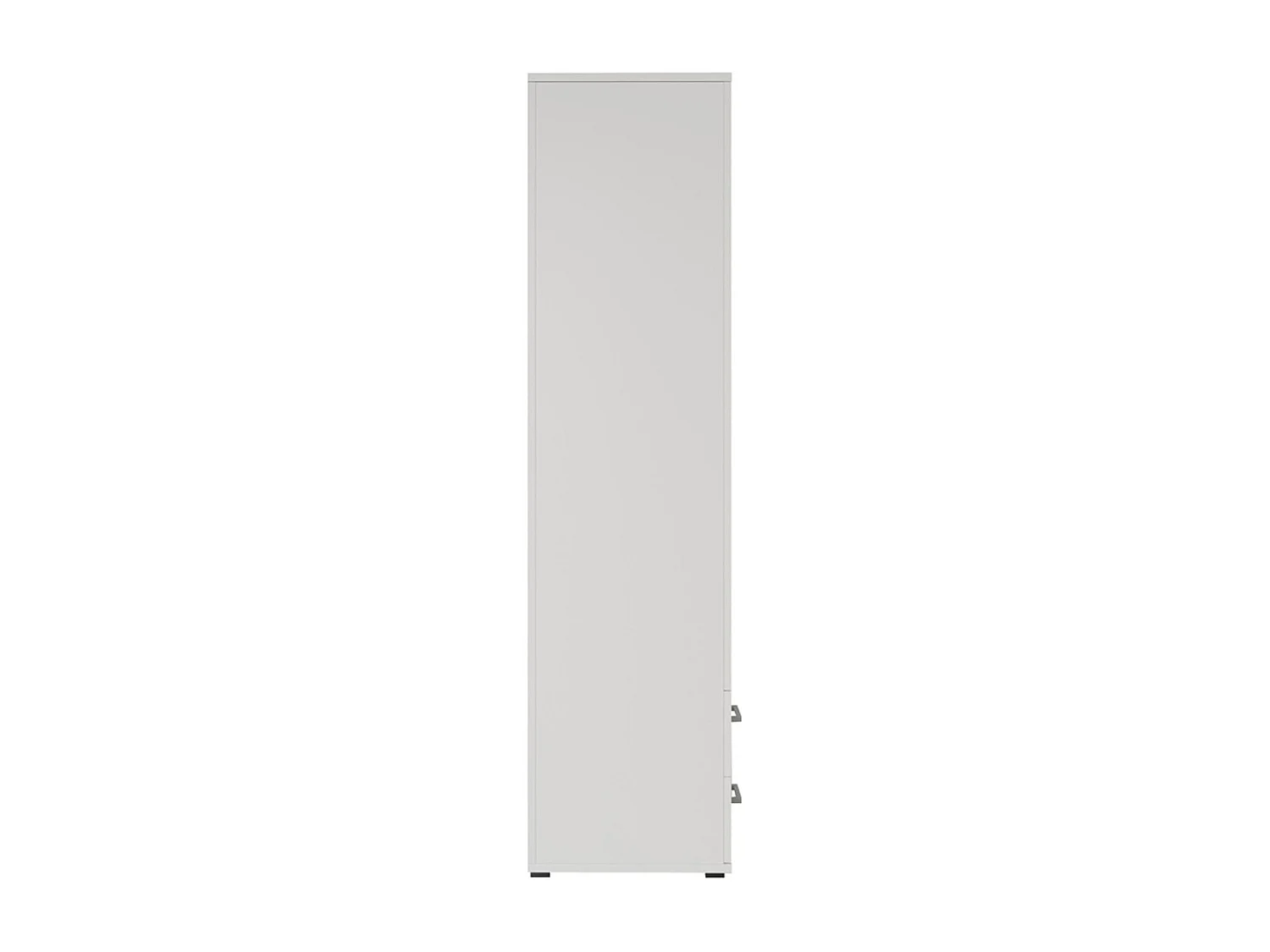 Armoire 3 portes avec miroir TOM – Dimensions H185 x L120 x P52 cm – Coloris blanc – Style design