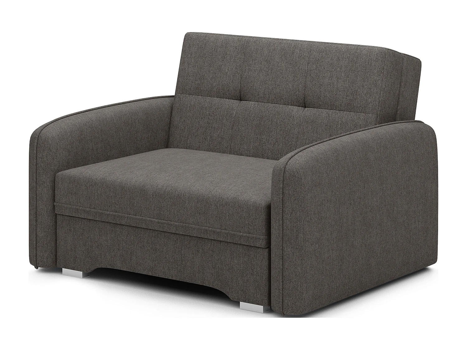 LANY converteerbare fauteuil - Compact en ingenieus-Kleur Houtskool grijs