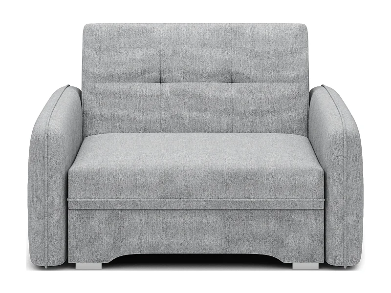 Fauteuil convertible LANY - Compact et ingénieux-Gris clair
