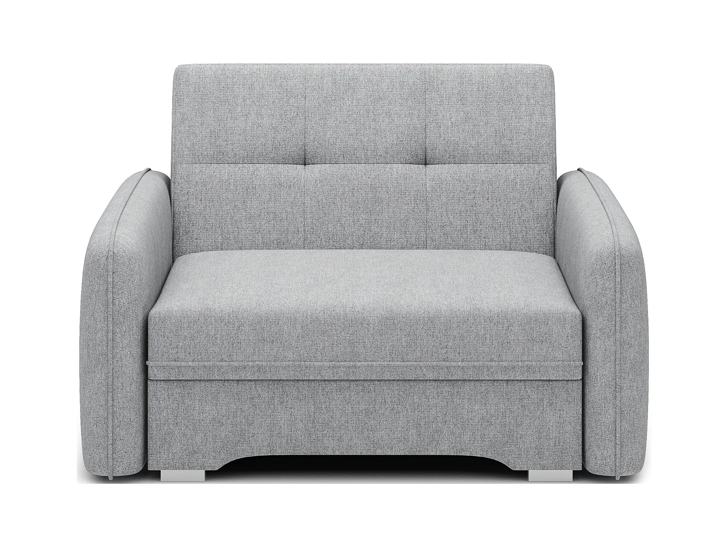 Fauteuil convertible LANY - Compact et ingénieux-Gris clair