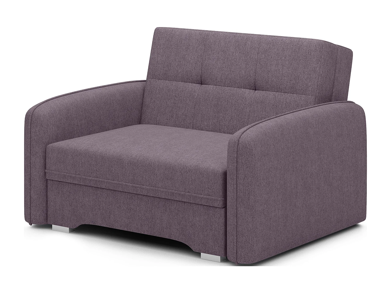 Fauteuil convertible LANY - Compact et ingénieux-Violet