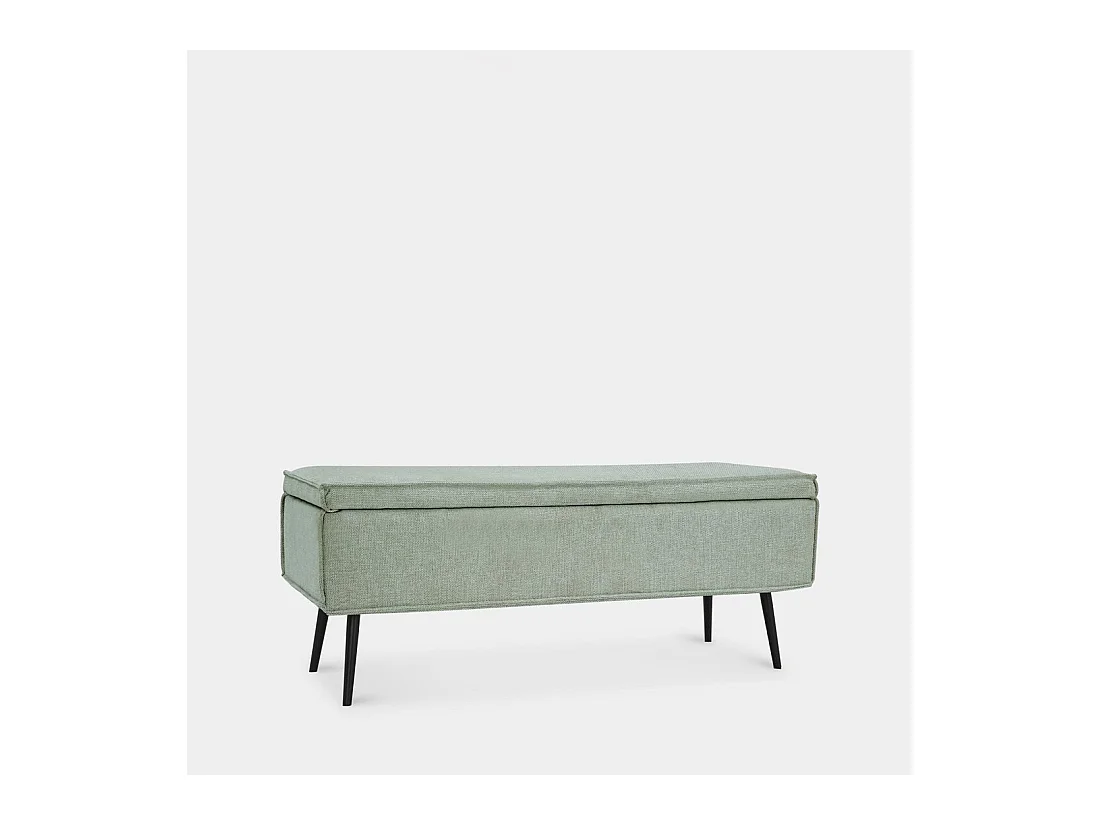 Banco en tissu menthe 109x43 cm-Sanna